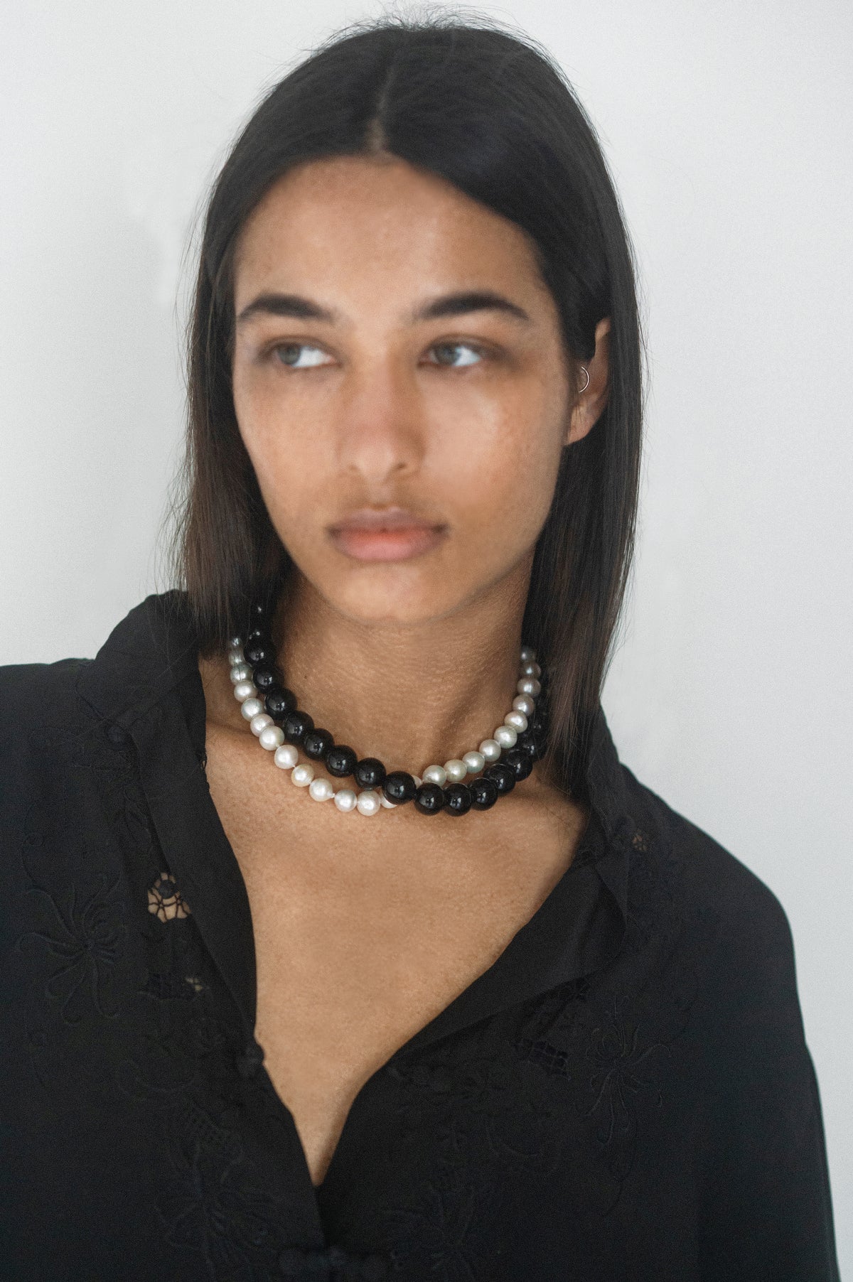 Onyx Bubbles necklace