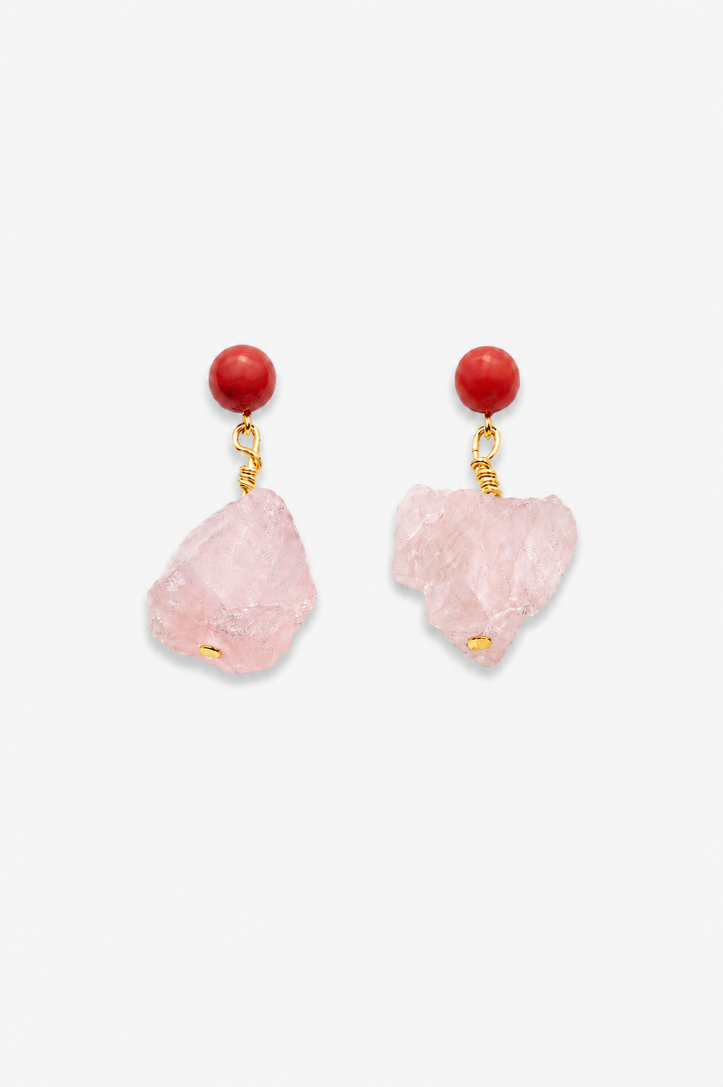 Adriatic Rose earrings