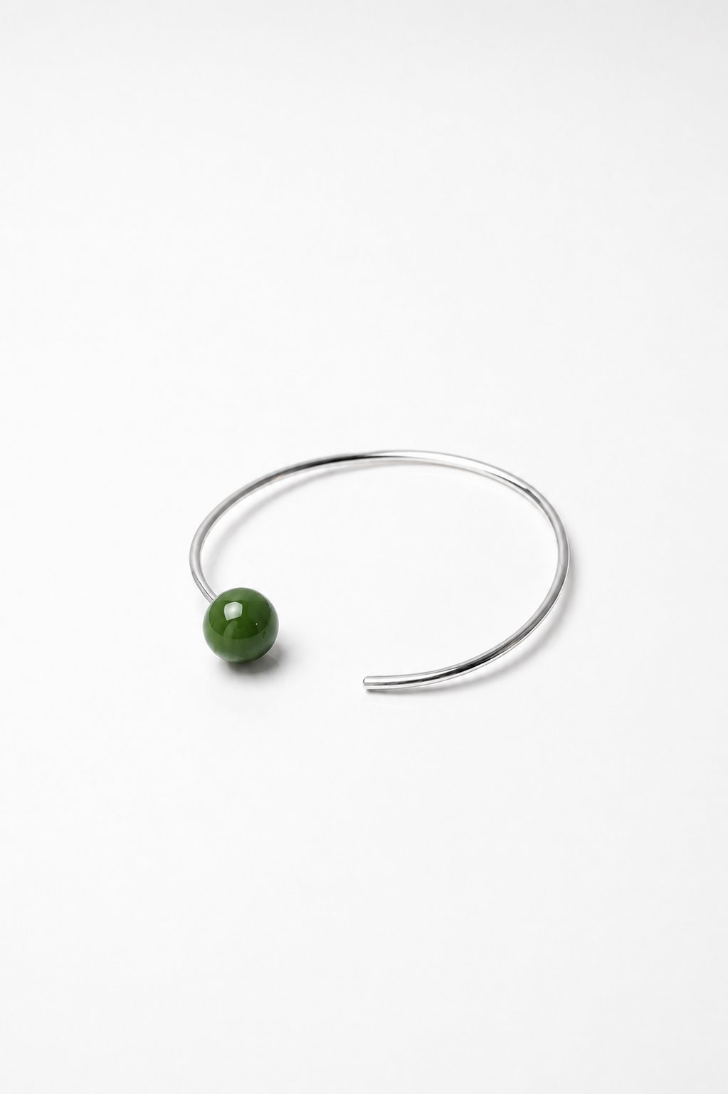 Marbles cuff with a hint of color