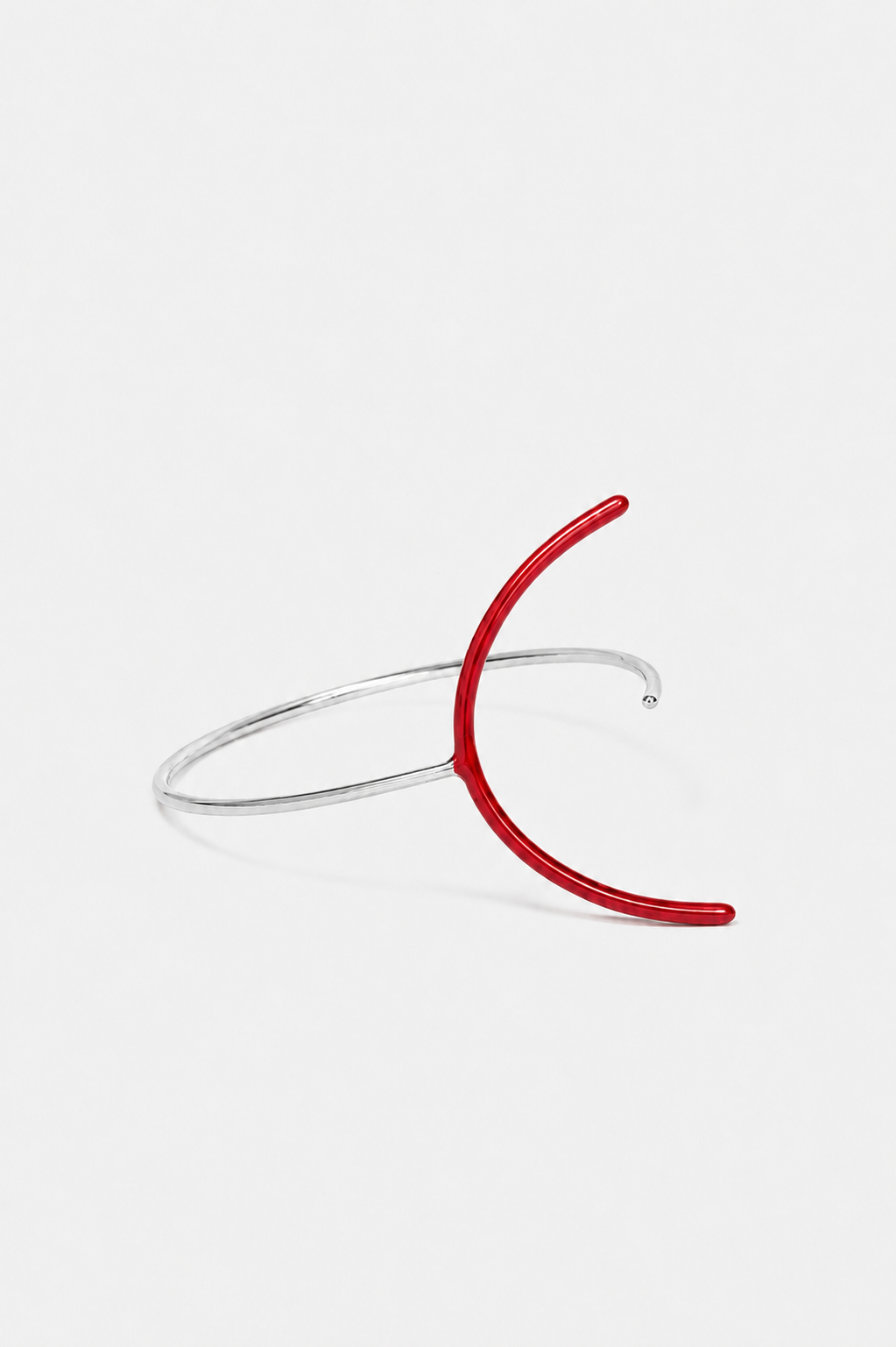 Playground cuff with a hint of red