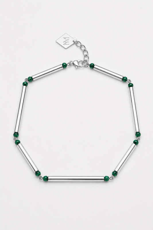 Hidden Lines necklace silver