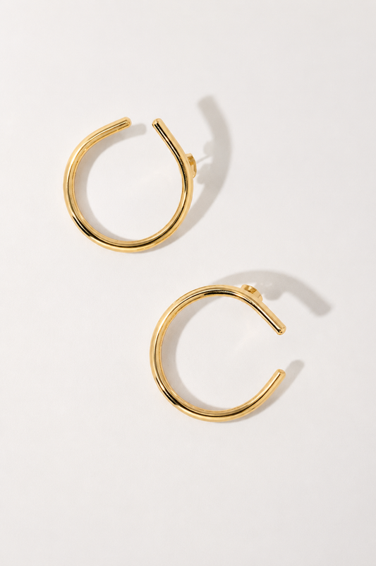 Twisted earrings size L