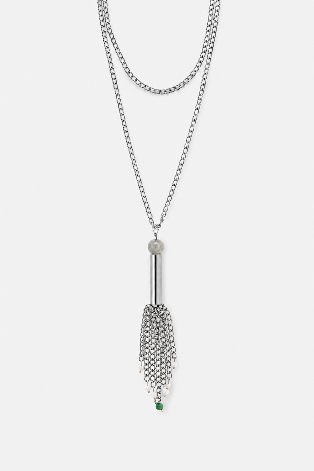 Waterfall necklace - gold