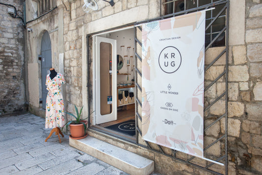 KRUG store in Split - Croatia. Sustainable design from store to our pieces.