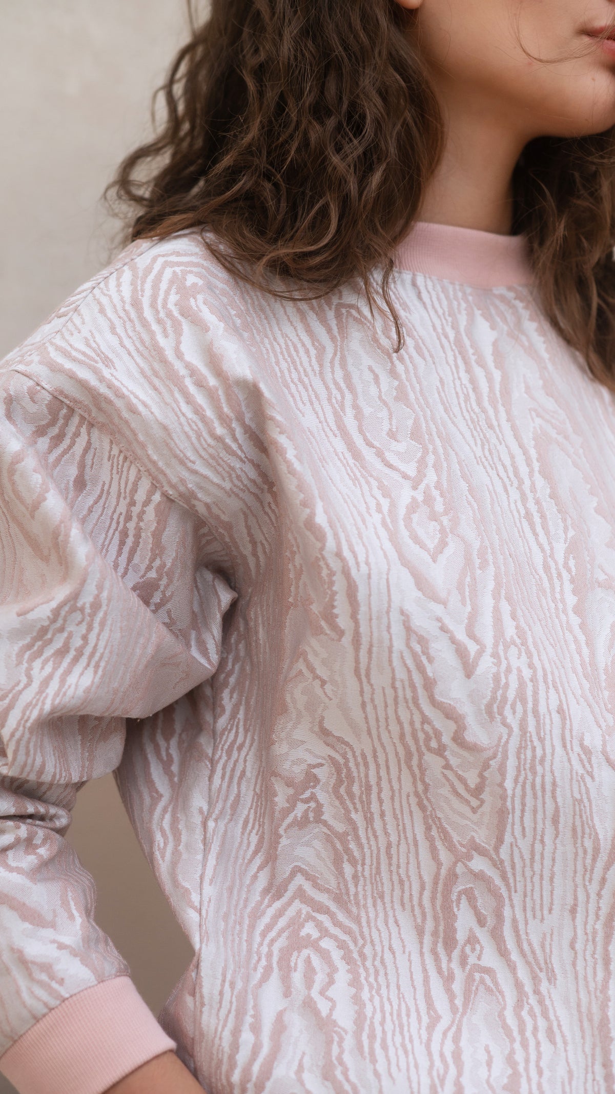 Ring jacquarde sweatshirt/PREORDER