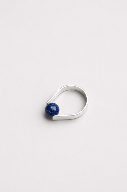 Serendipity ring lapis lazuli