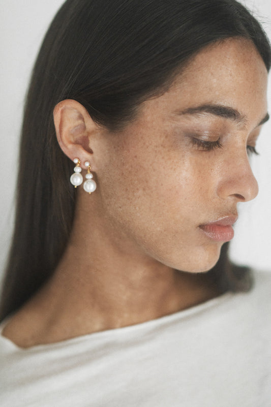 Tide drops earrings