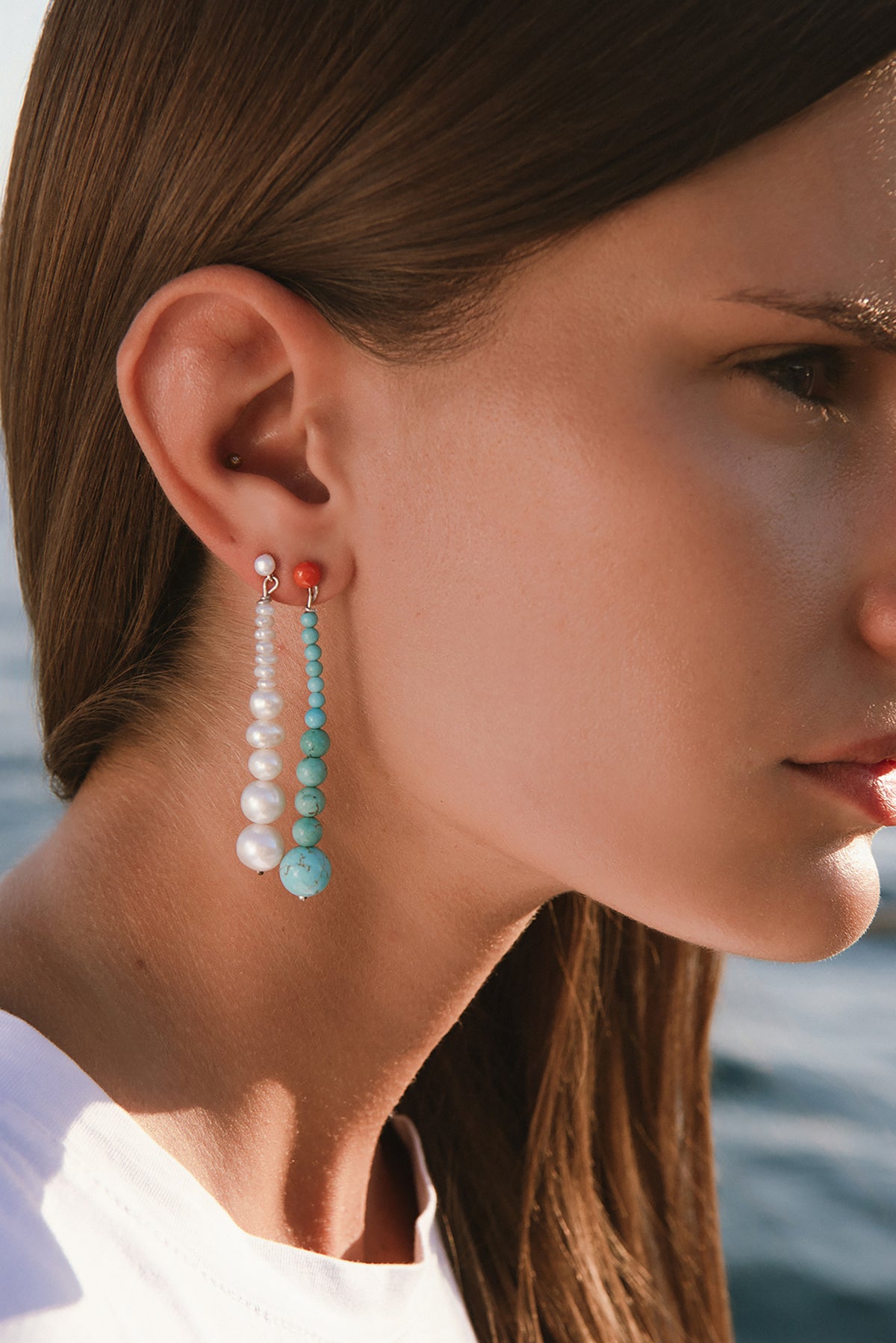 Lagoon earrings-turquoise