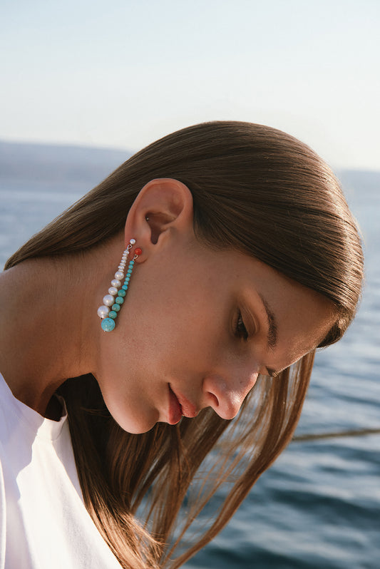 Pearl Cascade Earrings