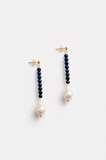 Lapis Sienna earrings