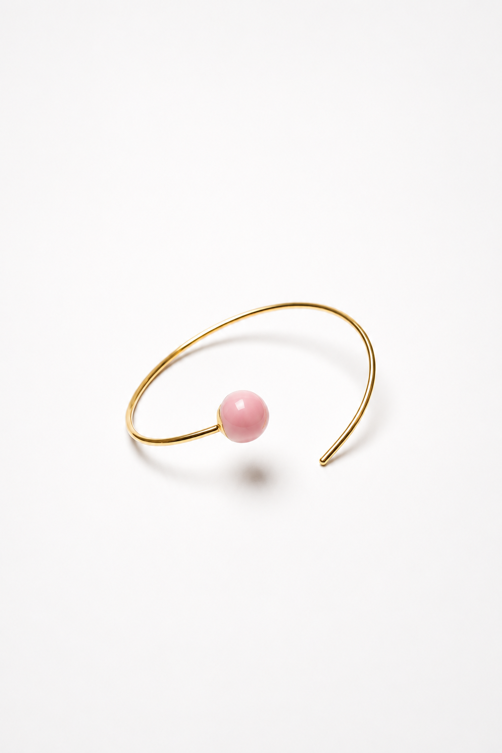 Marbles cuff with a hint of color