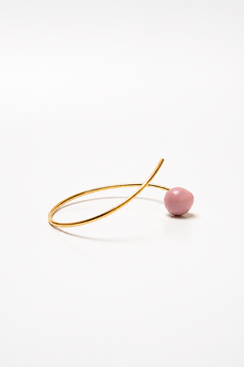 Marbles cuff with a hint of color