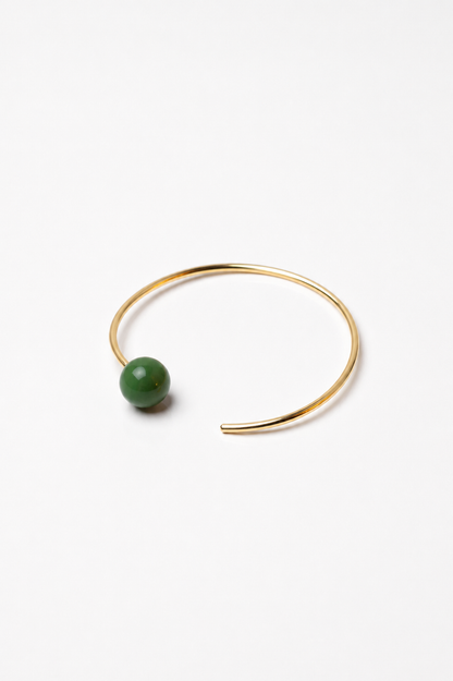 Marbles cuff with a hint of color
