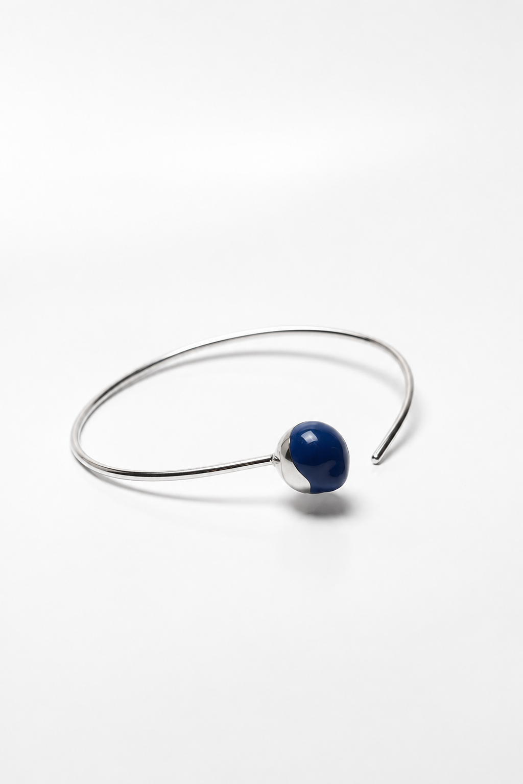 Marbles cuff with a hint of color