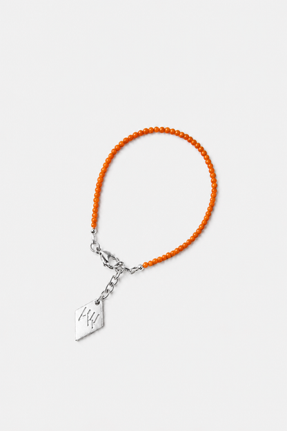 Lucky Charm bracelet coral