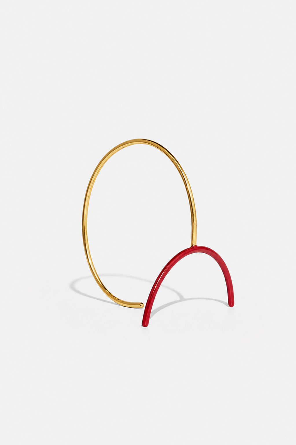 Playground cuff with a hint of red