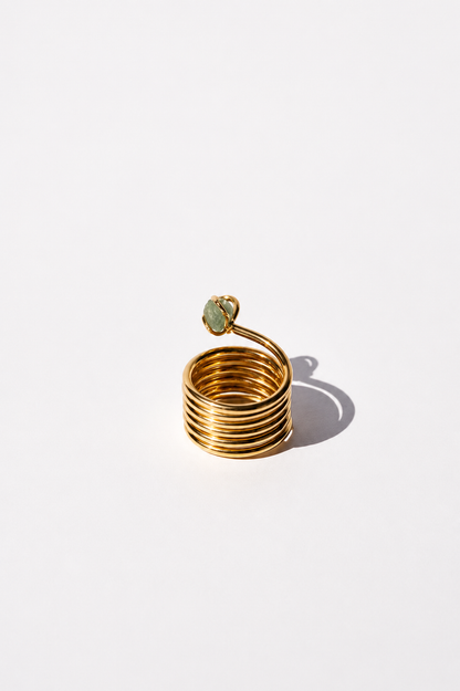 Rainbow ring emerald