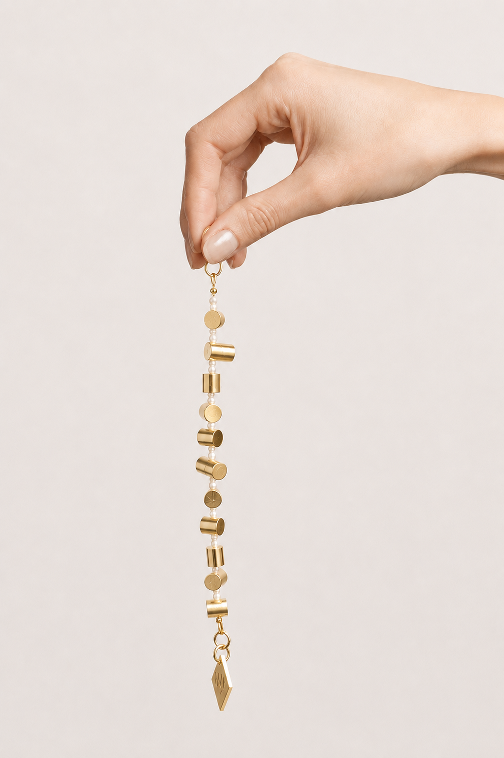 Bullets and pearls bracelet
