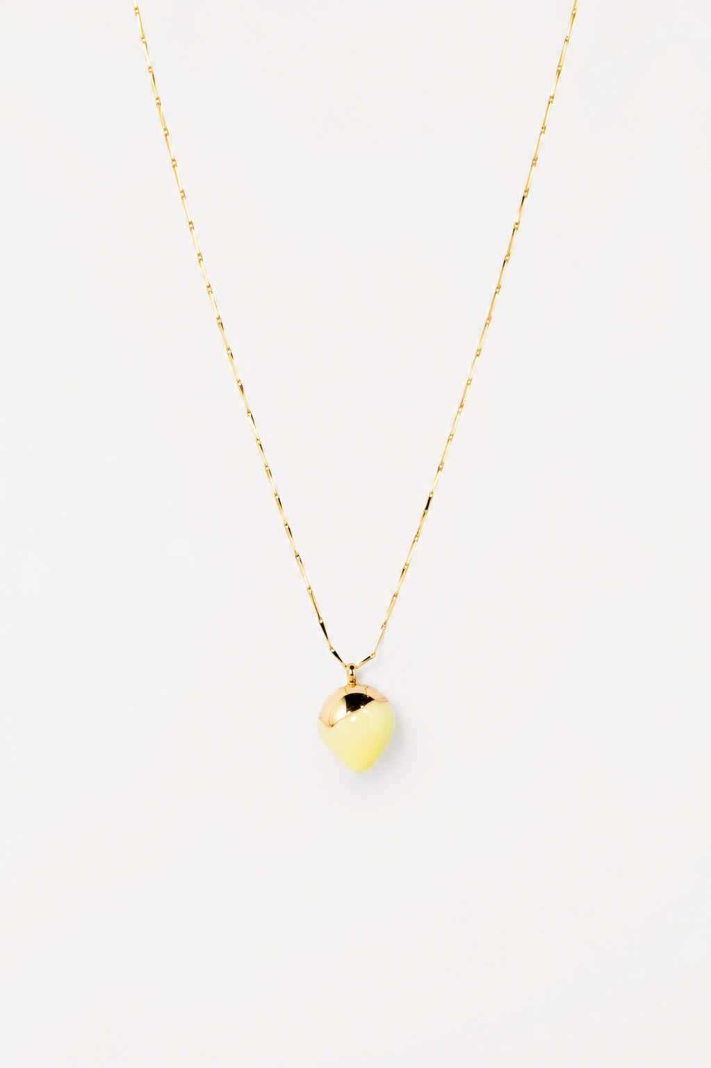 Marbles necklace with a hint of ivory