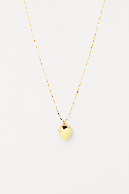 Marbles necklace with a hint of ivory