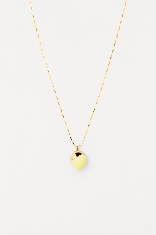 Marbles necklace with a hint of ivory