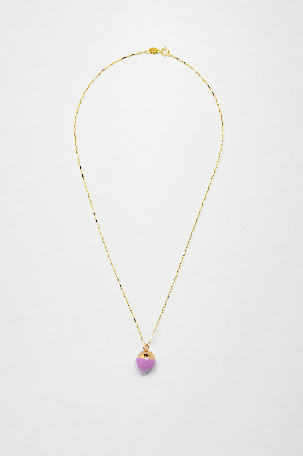 Marbles necklace with a hint of lilac