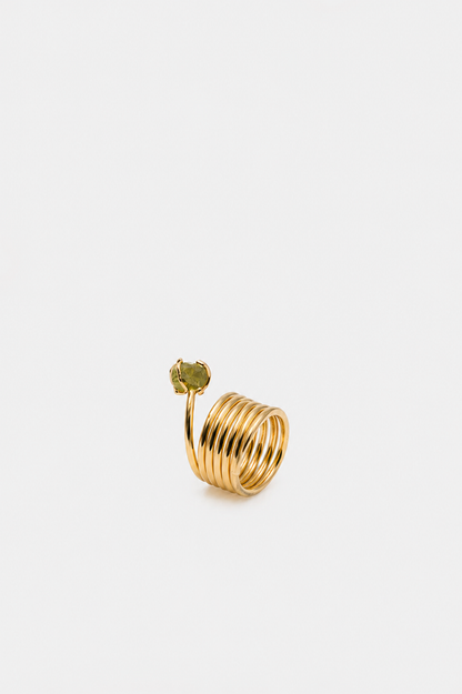 Rainbow ring peridot