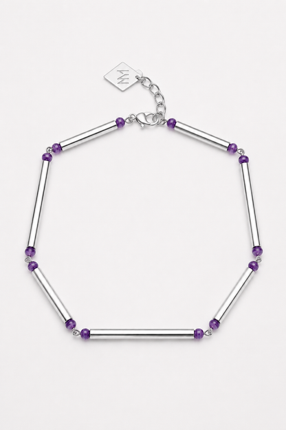 Hidden Lines necklace silver