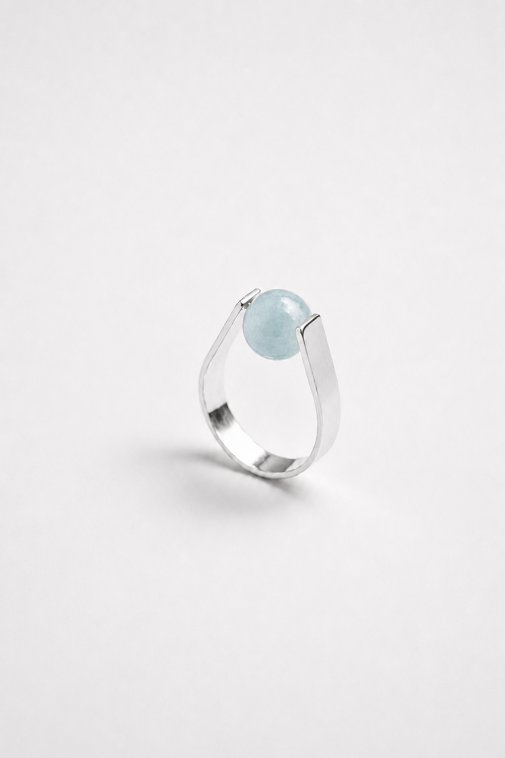 Serendipity ring aquamarine