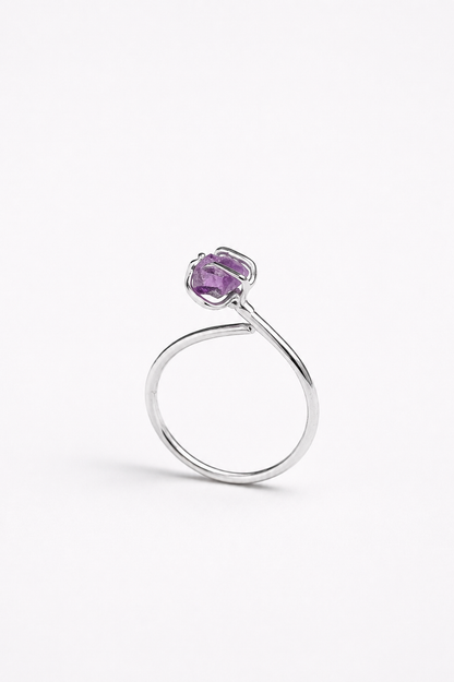 Amethyst Rosebud ring 02