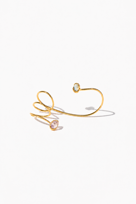 Playground Love ear cuff with embellishment
