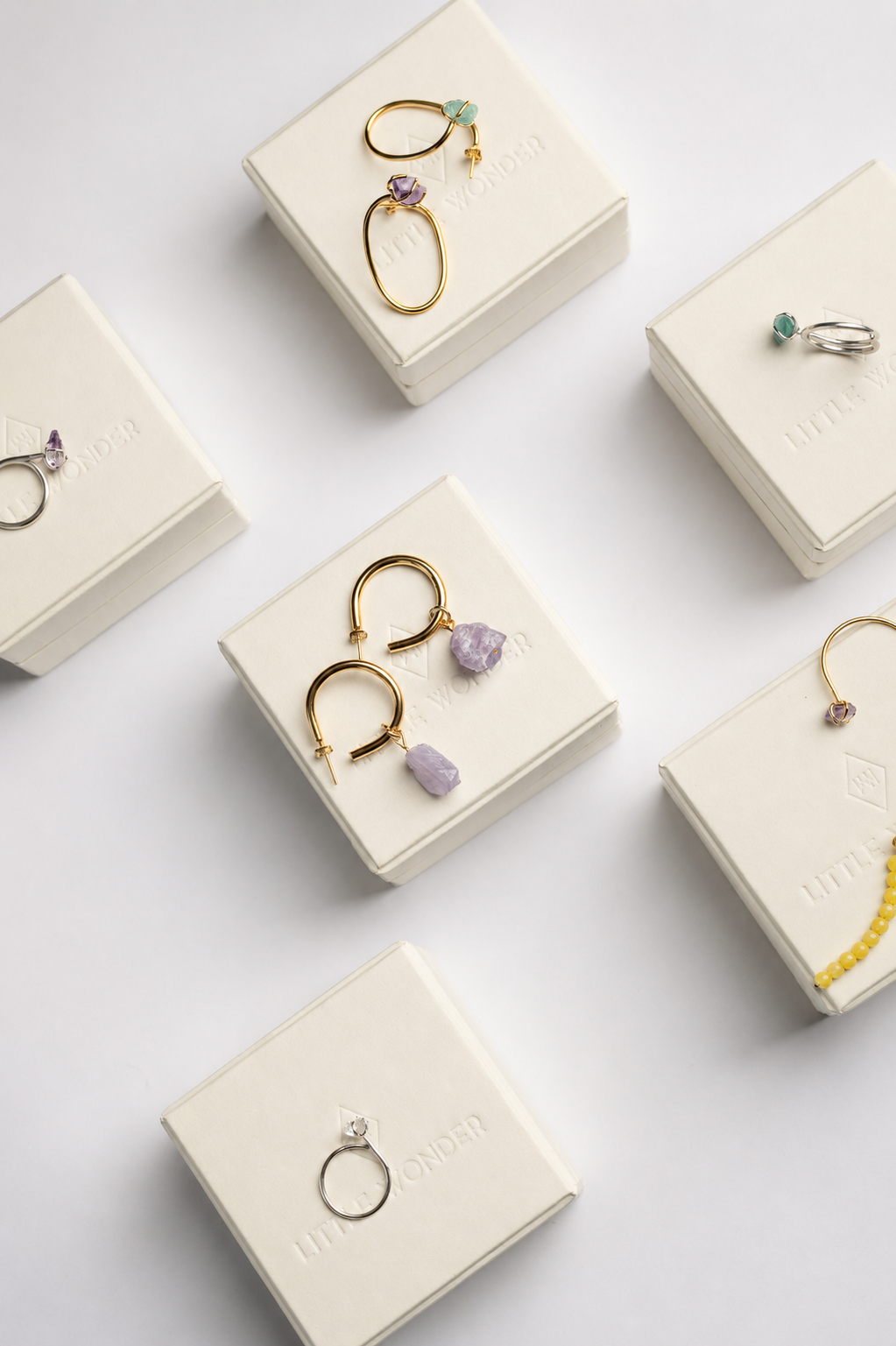 Amulet earrings