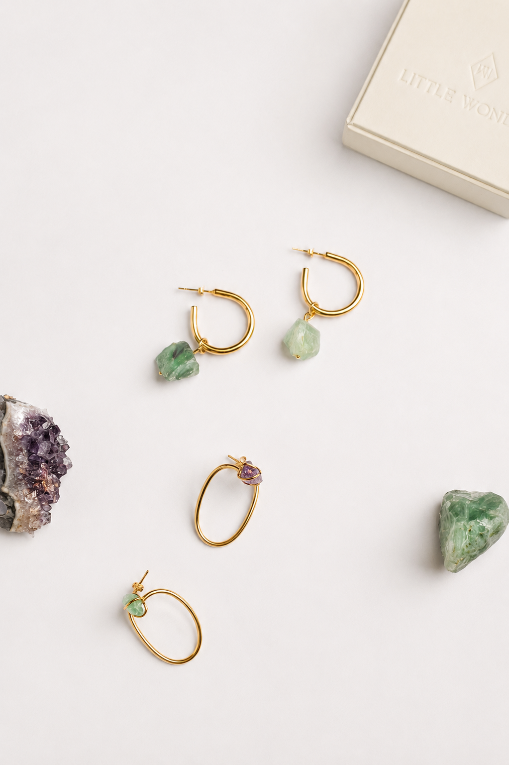 Amulet earrings