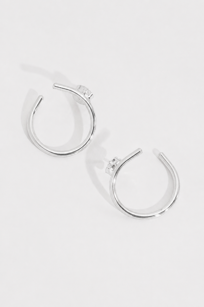 Twisted earrings size S