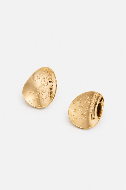 Swallow earrings gold