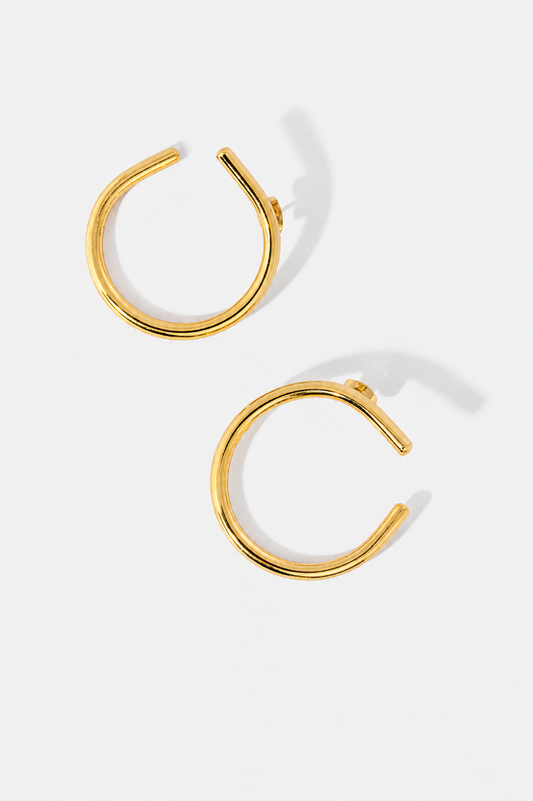 Twisted earrings size M