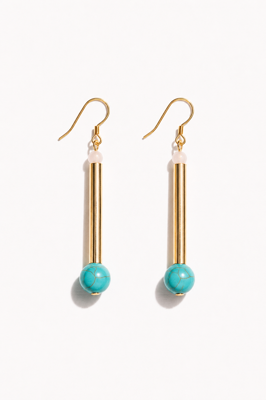 Bellevue earrings turquoise