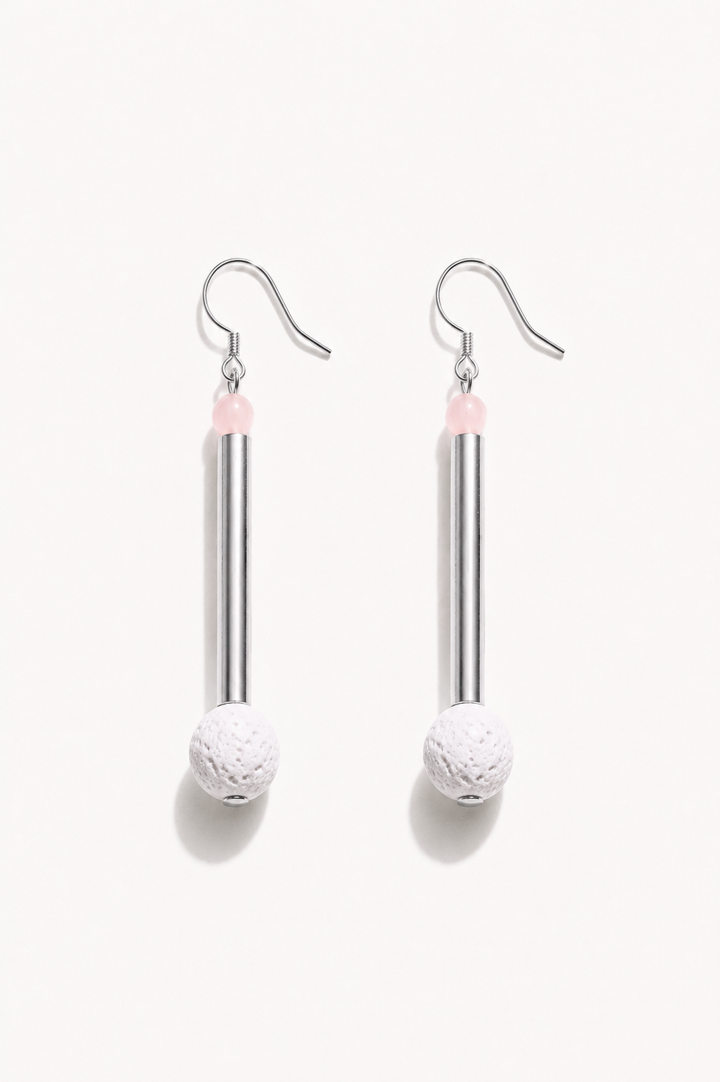 Bellevue earrings white coral