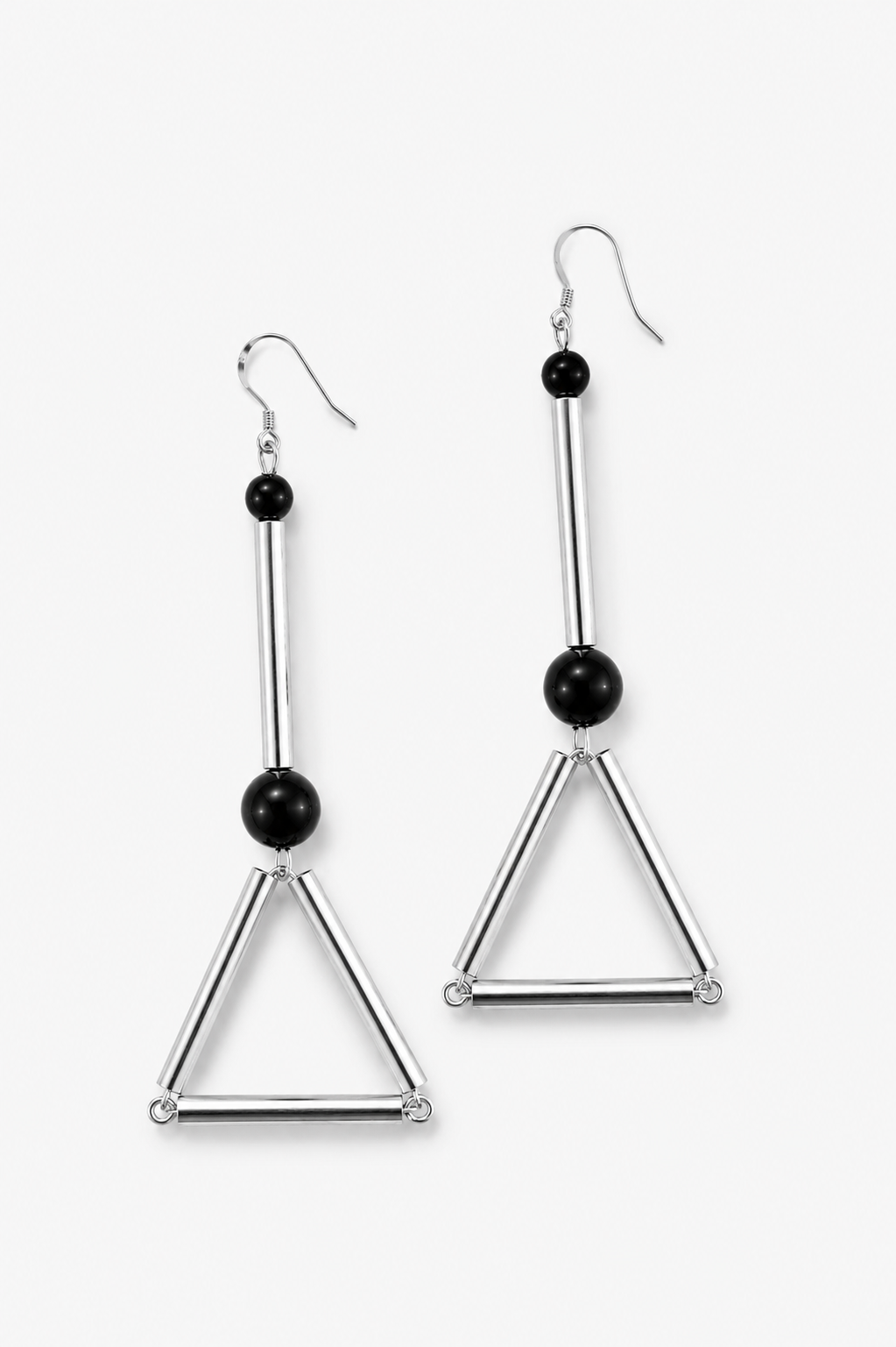 The Libra earrings - onyx