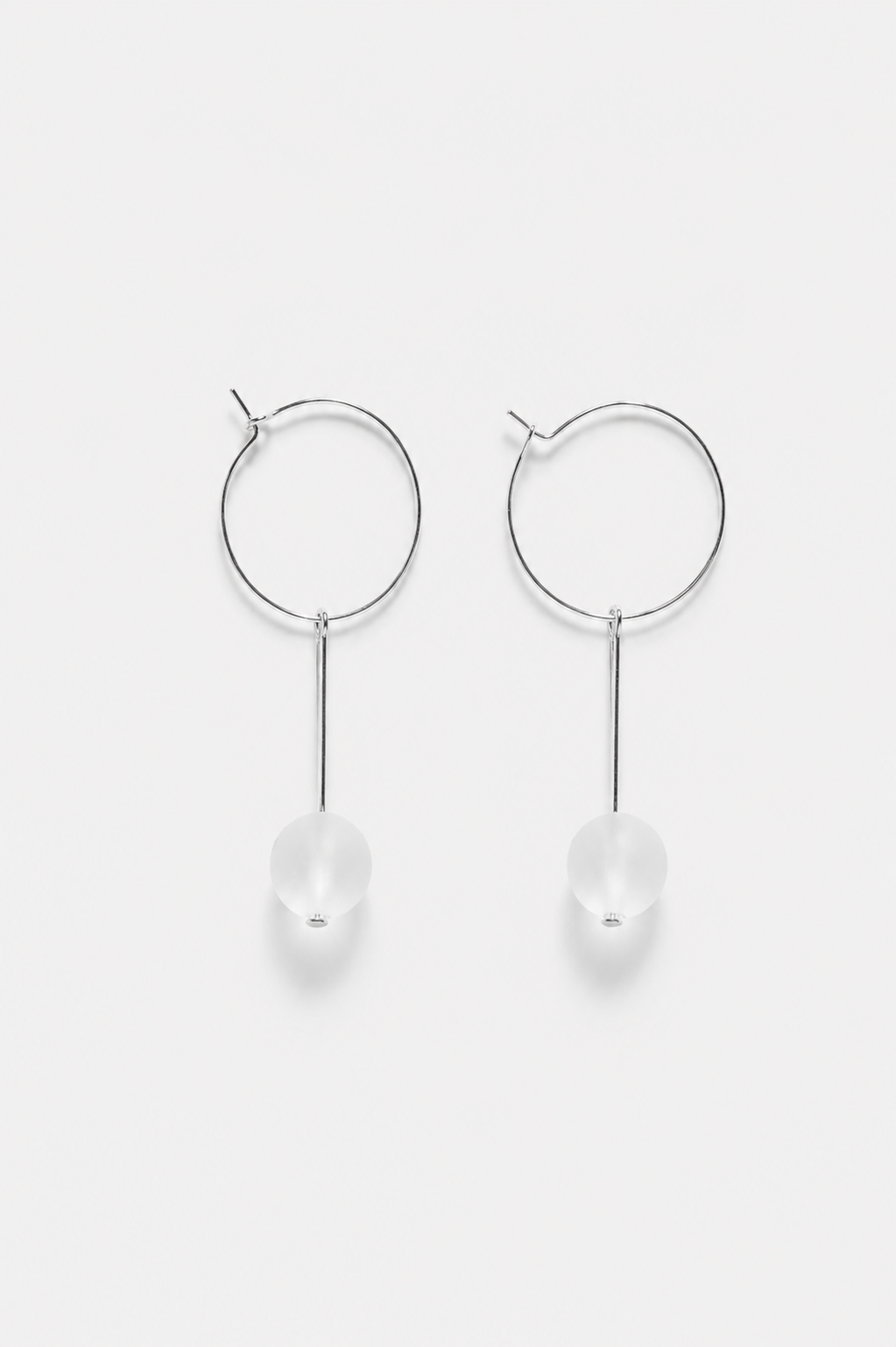 Quartz Drop Earrings