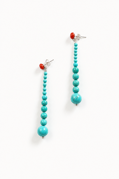 Lagoon earrings-turquoise