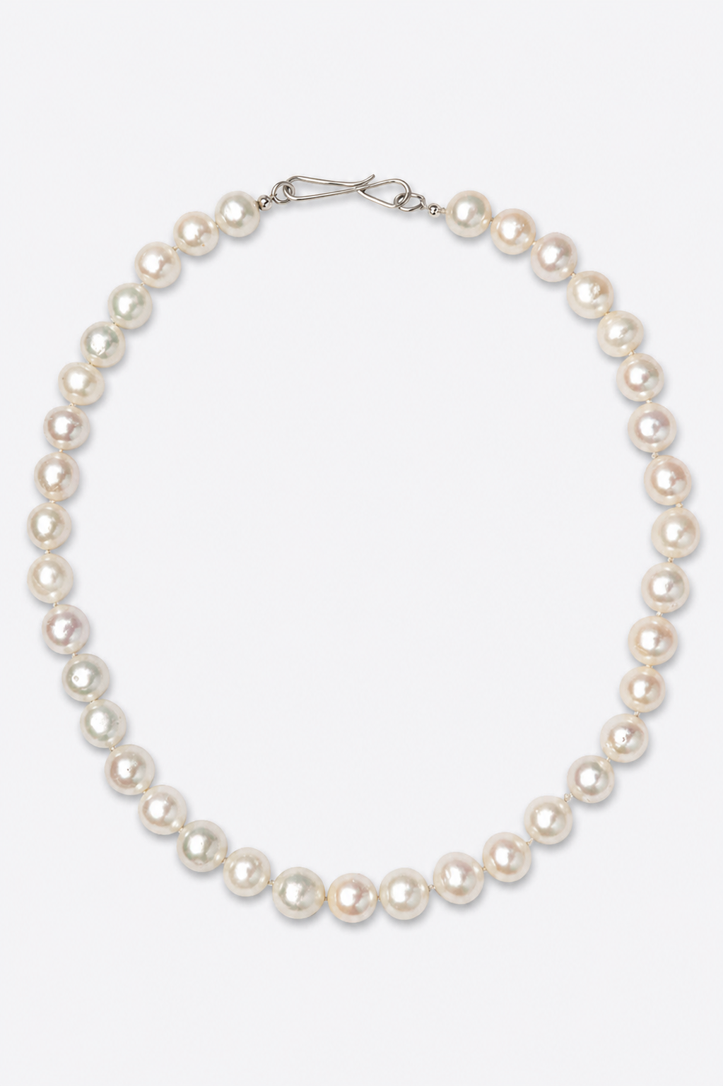 Silk and salt necklace