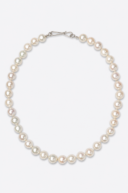 Silk and salt necklace