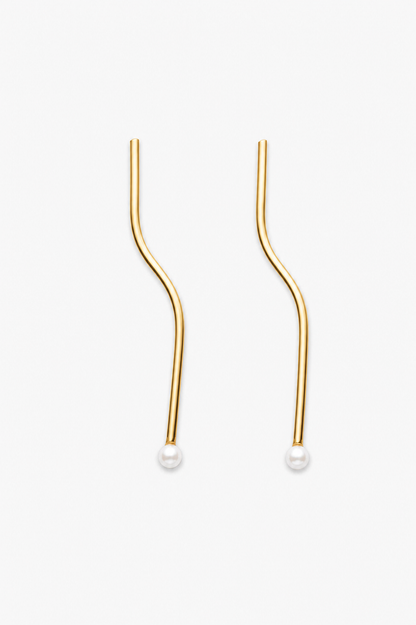 Waves earring 04