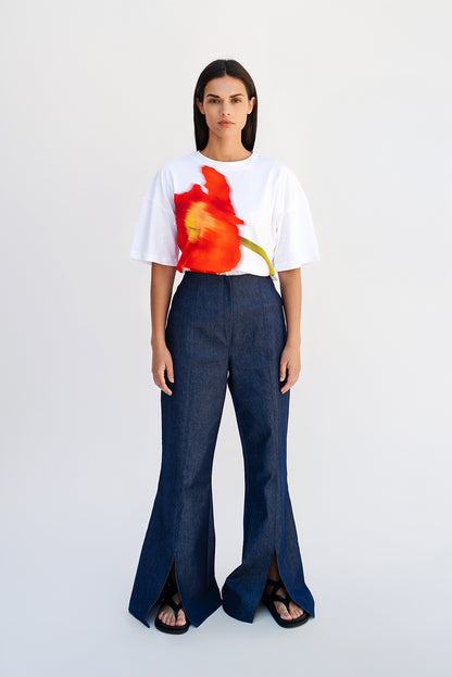 Flare denim pants/PREORDER