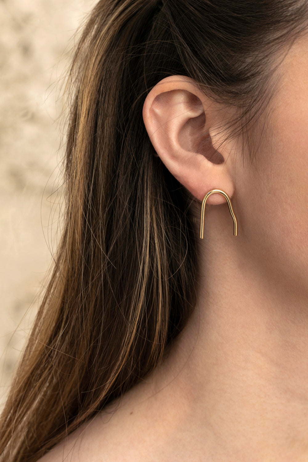 Cave earrings size S