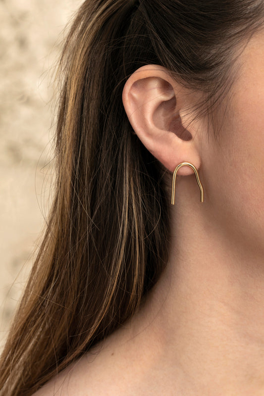 Cave earrings size S