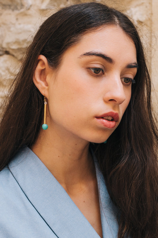 Bellevue earrings turquoise