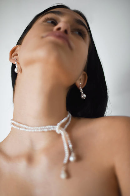 One Meter of Pearls necklace