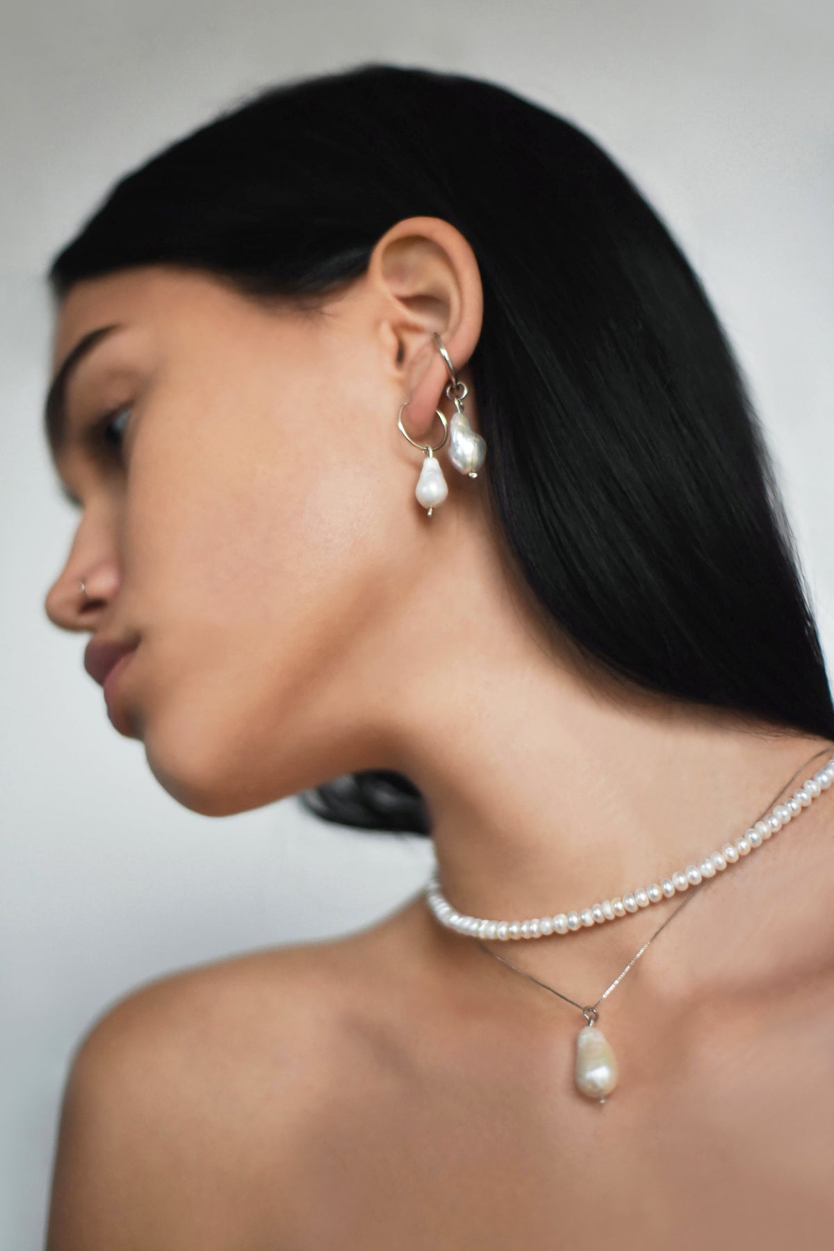 Everyday Pearl earring